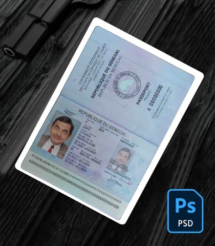 Senegal passport PSD